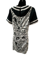Betty and Veronica Size 6 black & white Dress