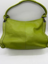 VERA PELLE Green Handbag