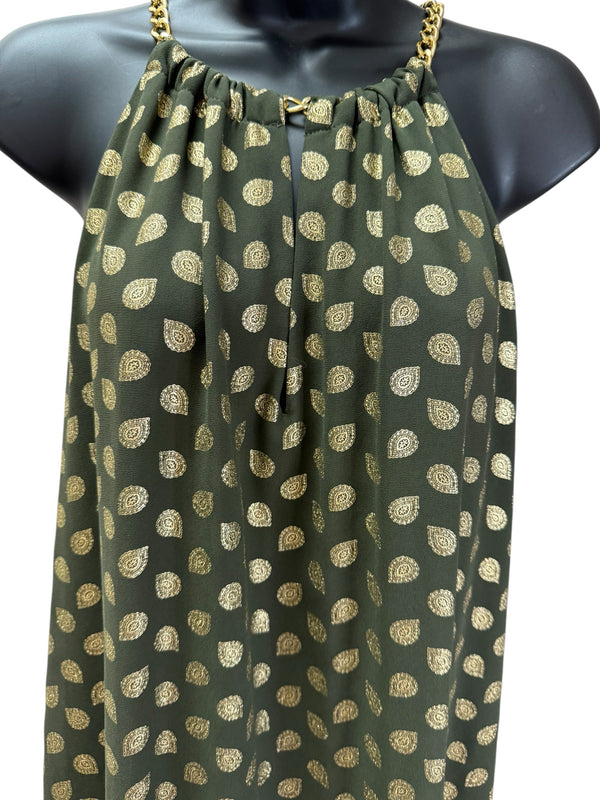 MICHAEL KORS Size M olive green Dress