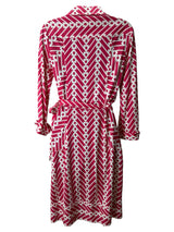 Diane Von Furstenberg Size 10 hot pink Dress
