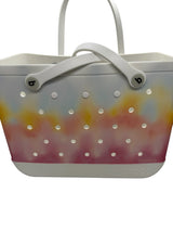 Bogg yellow and pink Handbag