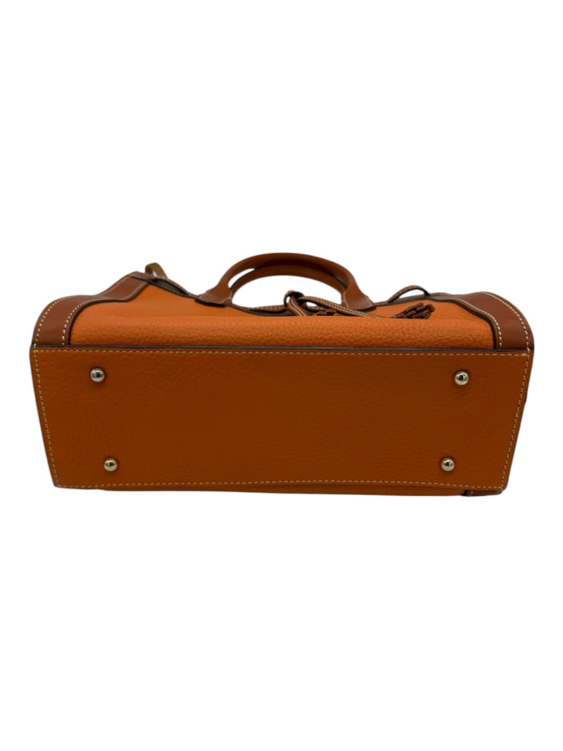 Dooney & Bourke orange and brown Handbag