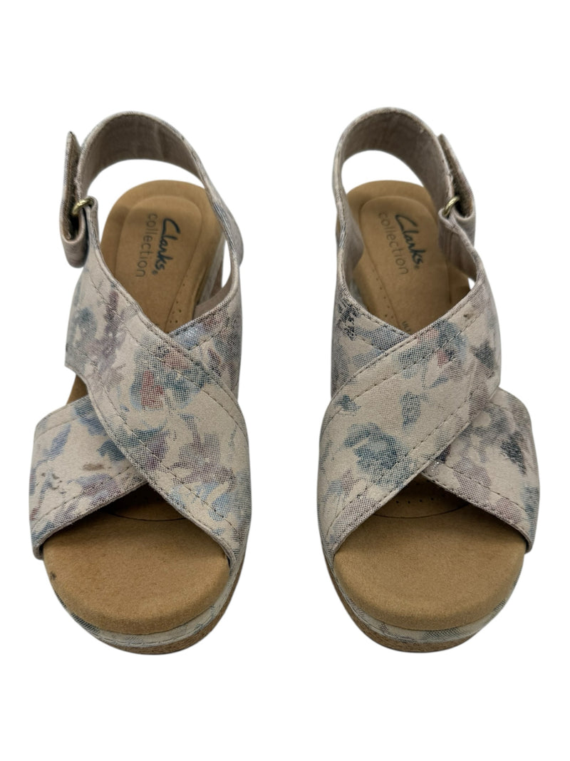 CLARKS 6.5 Beige SHOES