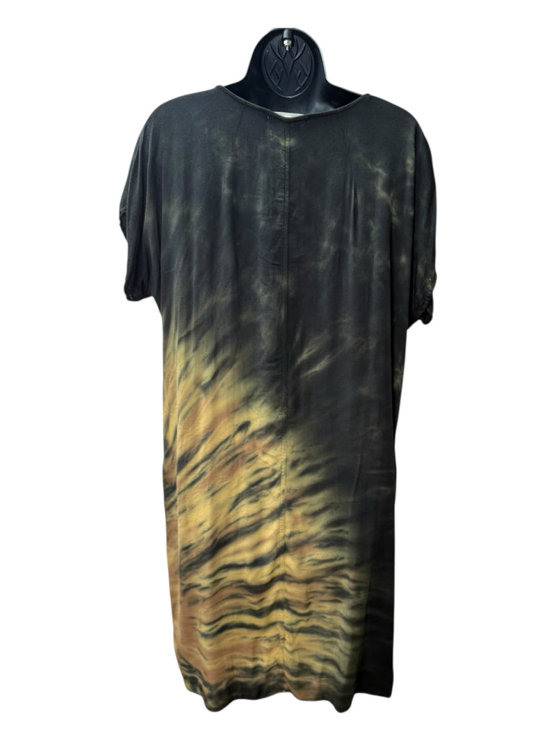 river + sky Size XS BLACK AND YELLOW Dress