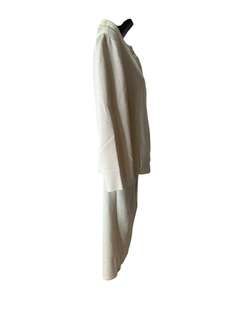 ST JOHN Size 16 winter white Jacket