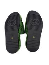 GUCCI 7 green and black SHOES