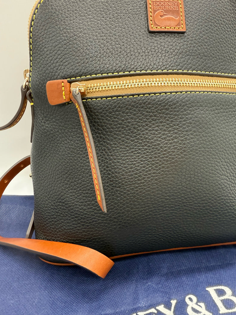 Dooney & Bourke black and tan Handbag