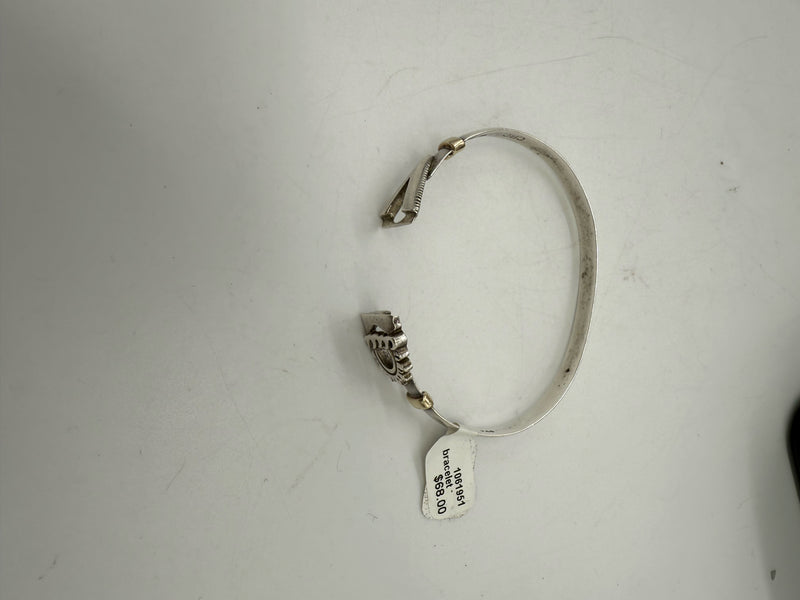 unknown gold and silver bracelet