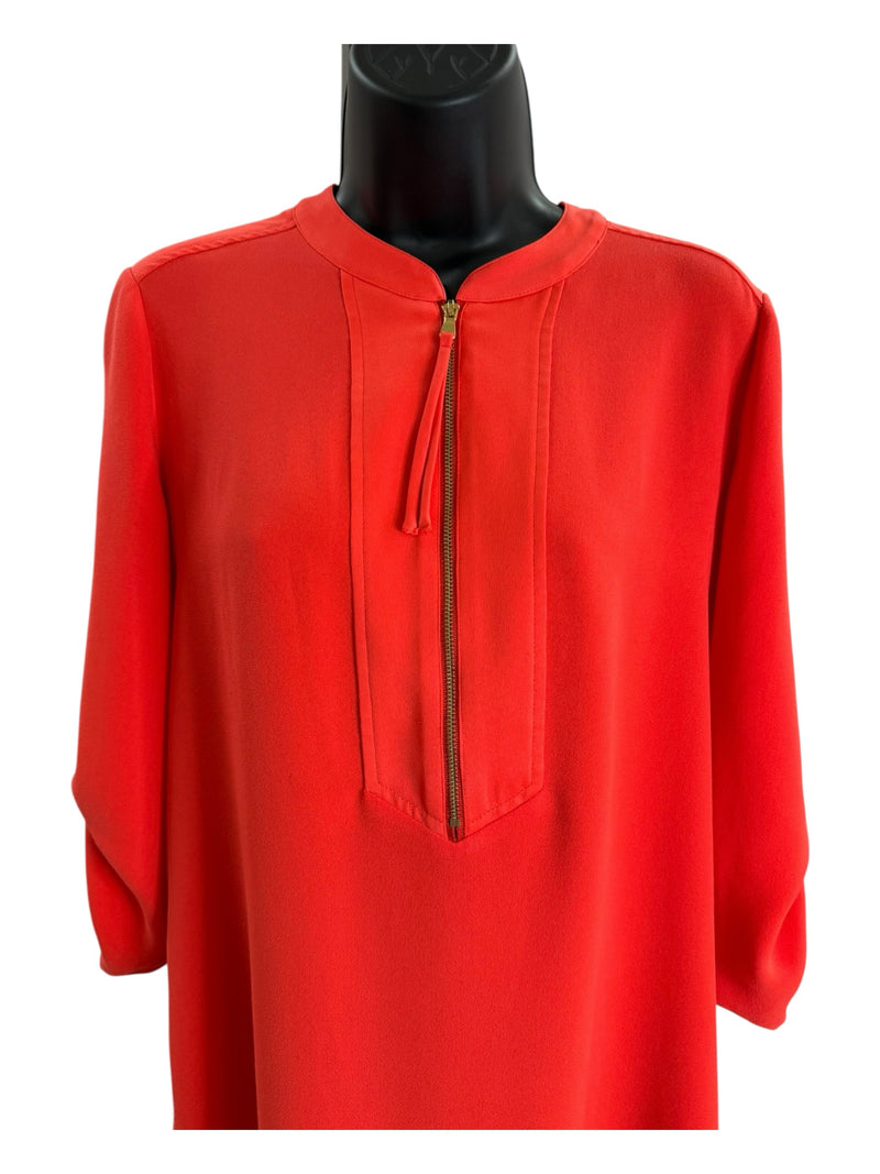 TRINA TURK Size S Neon Orange Dress