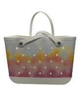 Bogg yellow and pink Handbag