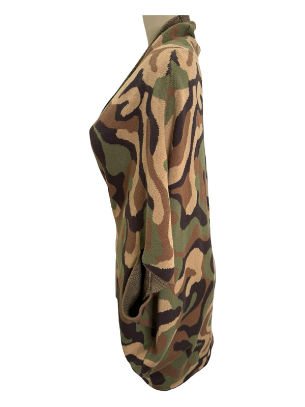 J.McLaughlin Size OS camouflage green Sweater