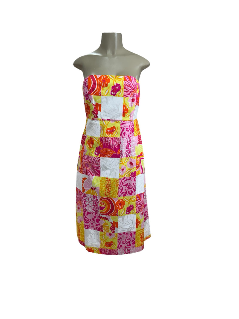 Lilly Pulitzer Size 6 orange and pink Dress