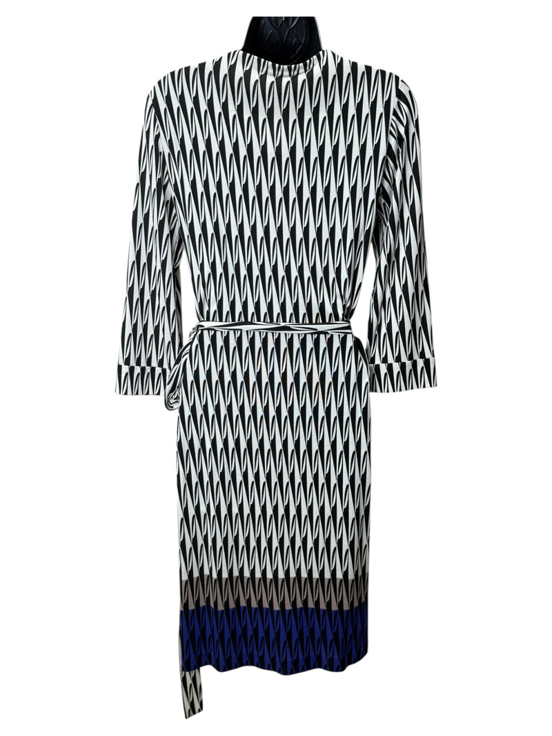 Diane Von Furstenberg Size 10 White Dress