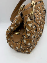 MICHAEL KORS Tan and cream Handbag