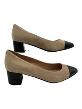 COLE HAAN 8 tan & black SHOES