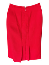 TAHARI Size 6 Red Skirt