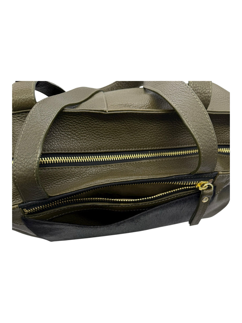 LATICO green and black Handbag