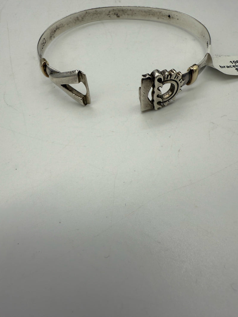 unknown gold and silver bracelet
