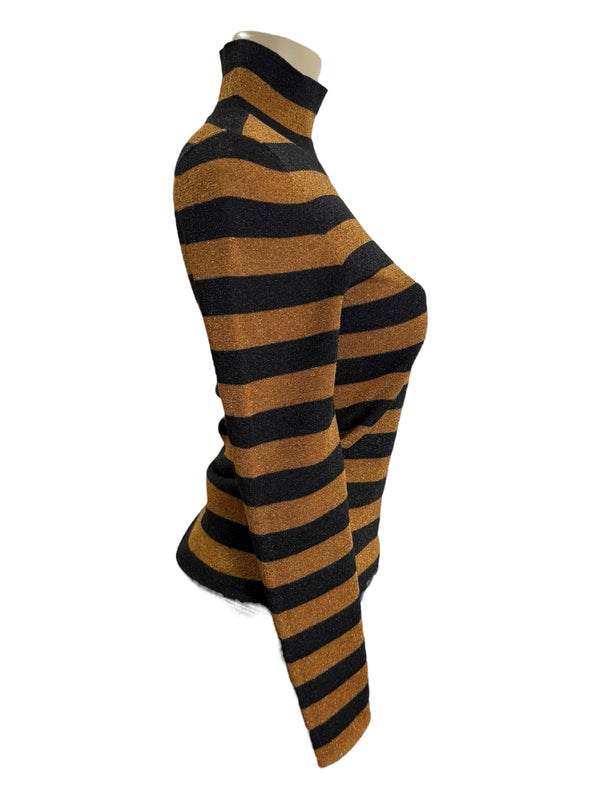 ALICE AND OLIVIA Size S black and gold TOPS