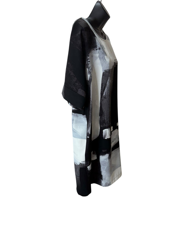 NATORI Size S black/grey Dress