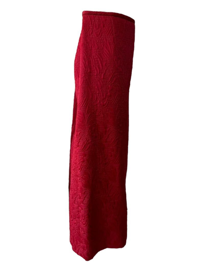 TAHARI Size 6 Red SUIT SET