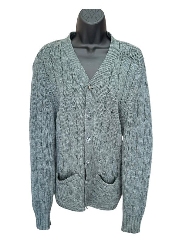 SAKS Size M/L Teal Cardigan