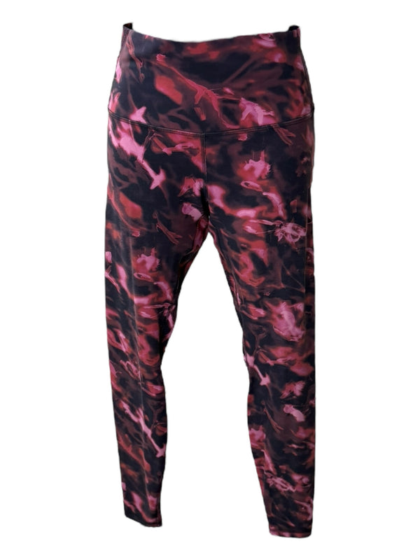 lululemon Size S/M red and black leggins