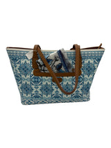 BRIGHTON blue, white wallet