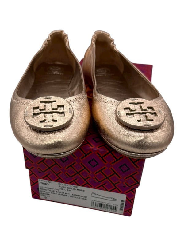 TORY BURCH 9 rose gold SHOES