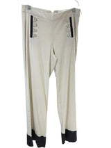 LEIFSDOTTIR Size 6 creme/ black Pants