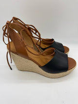Coach 9 tan and black SHOES