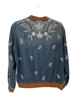 johnny was Size S blue and brown Jacket