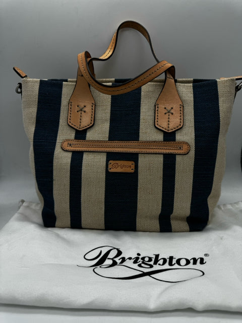 BRIGHTON blue and cream handbags