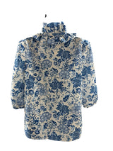 tuckernuck Size S Cream & Blue Shirt