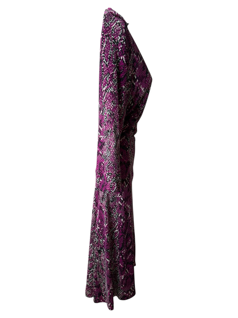 Diane Von Furstenberg Size 10 Plum Dress