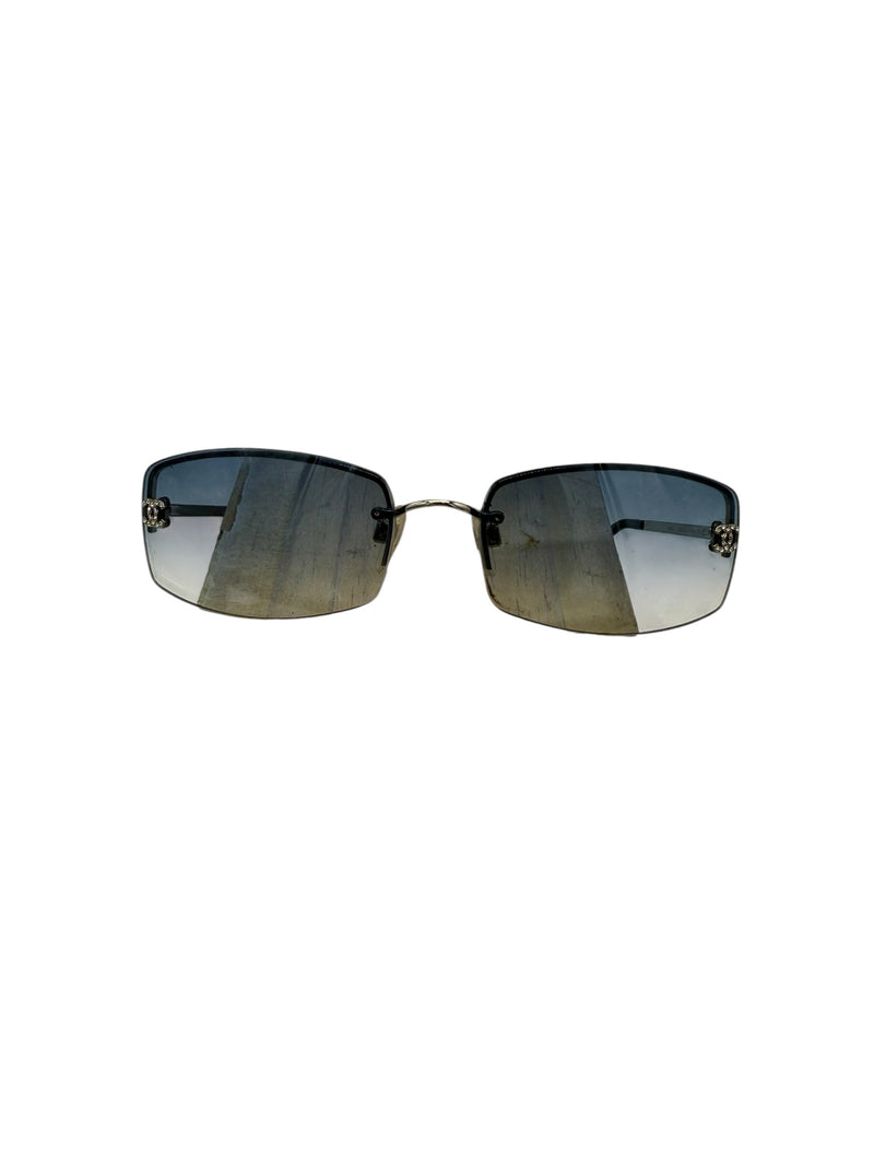 chanel Blue Sunglasses
