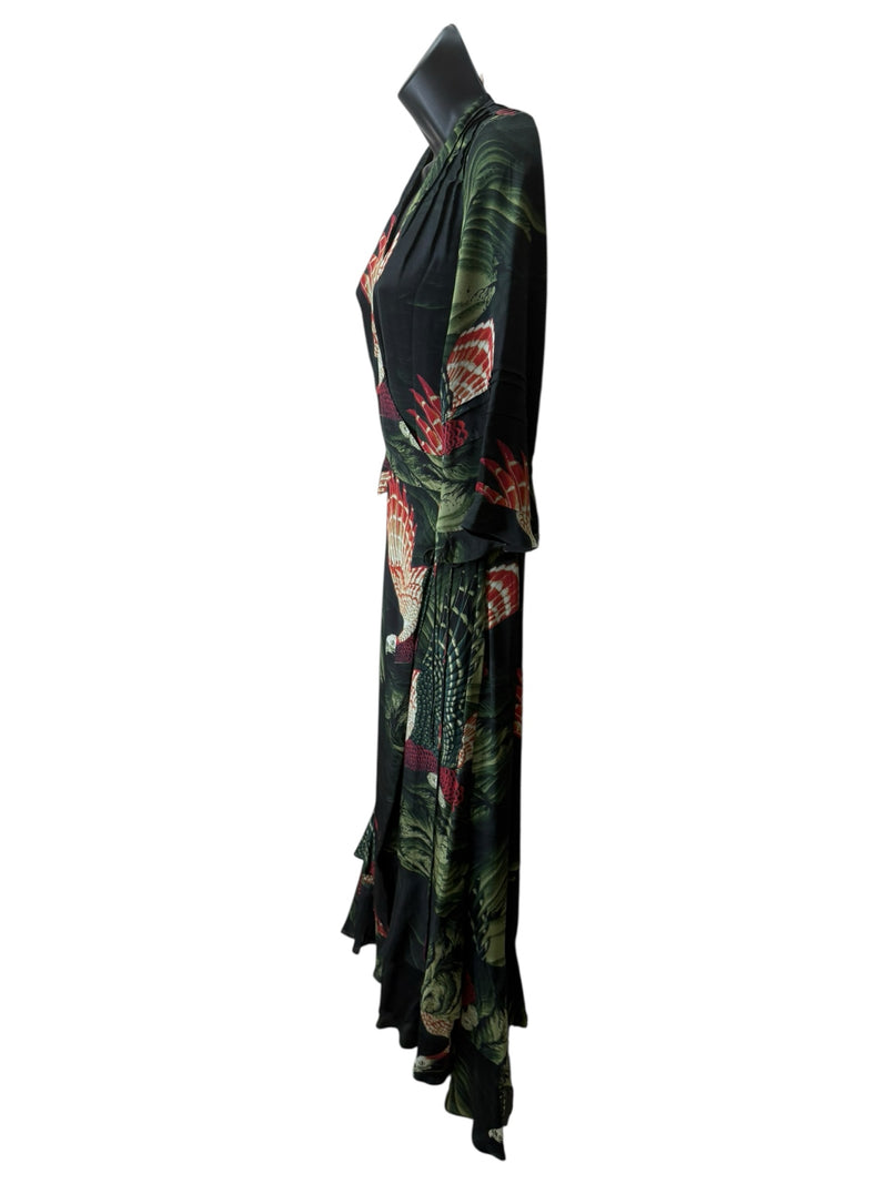 all saints Size M BLACK & GREEN Kimono