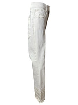TORY BURCH Size 32 Ivory Pants