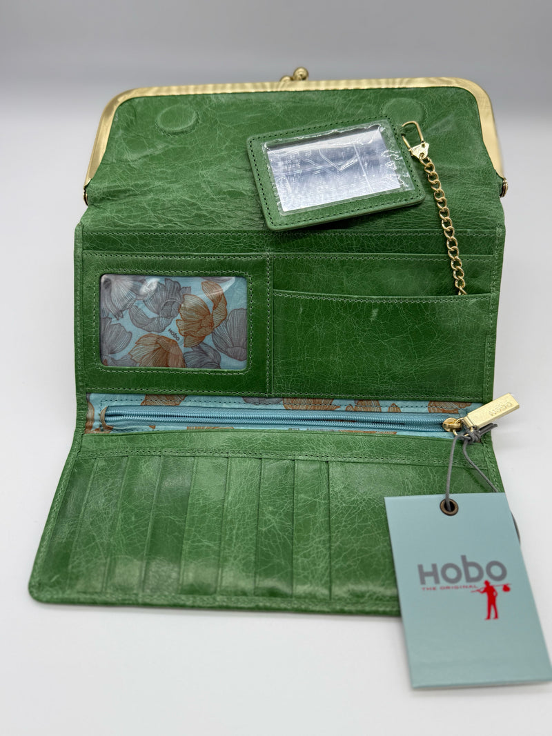 Hobo Kelly Green wallet