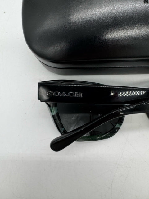 Coach Black/emerald Sunglasses