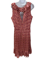TORY BURCH Size 10 red and white Dress