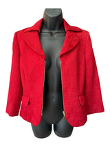 TAHARI Size 6 Red SUIT SET