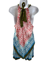 TRINA TURK Size S red and blue TOPS