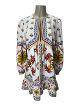 Farm Rio Size M red and yellow Dress