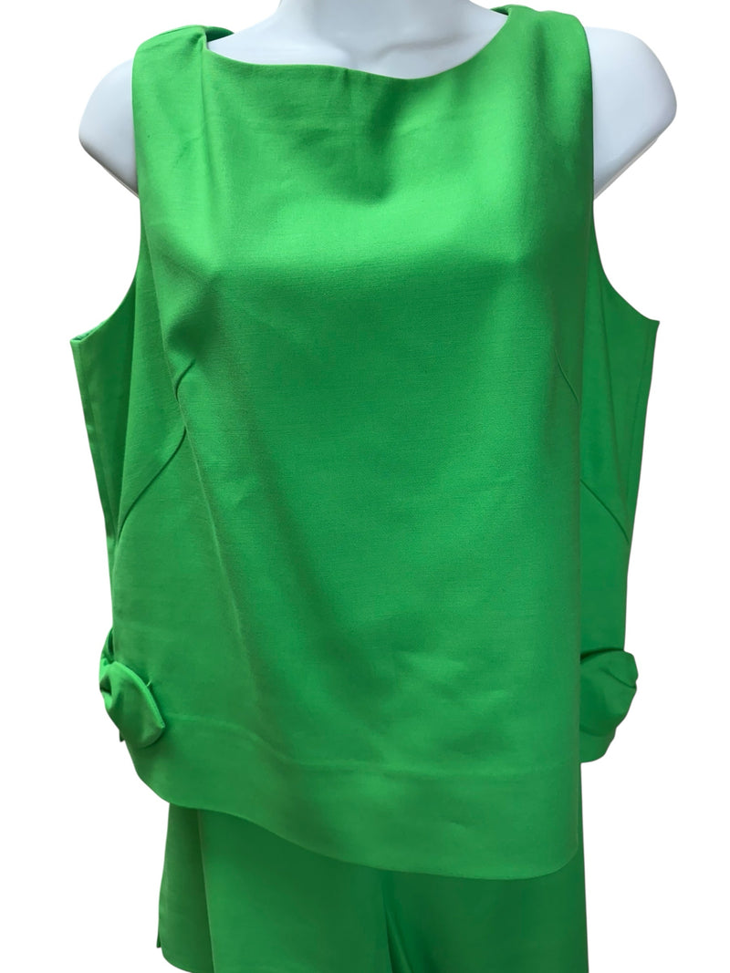 TRINA TURK Size 4 Green TOPS