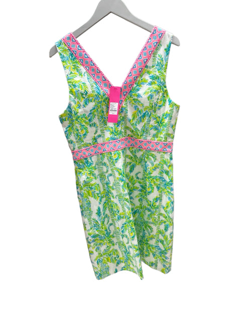 Lilly Pulitzer Size 10 green and pink Dress