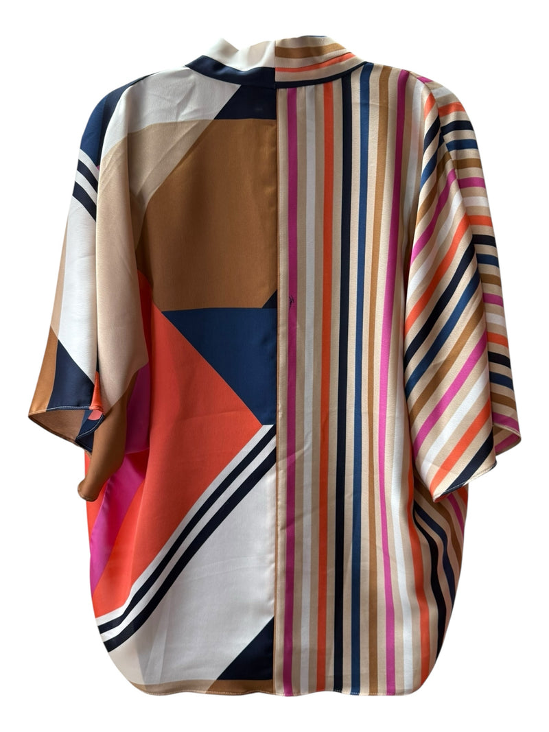 TRINA TURK Size L STRIPE TOPS