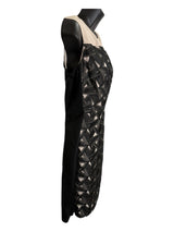 Diane Von Furstenberg Size 8 beige and black Dress