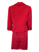 TAHARI Size 6 Red SUIT SET