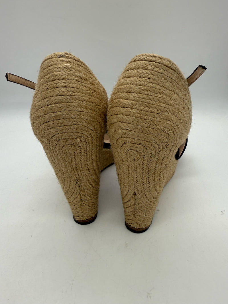 GUCCI 7 black and tan SHOES